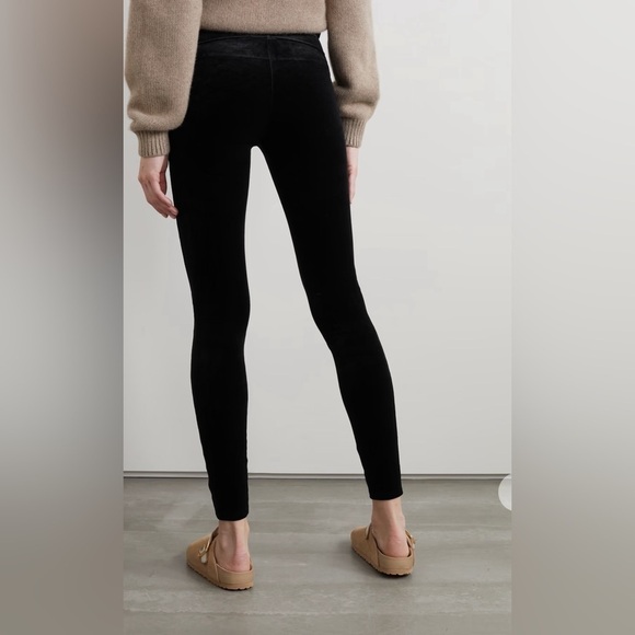 Spanx Black Velvet Leggings - Picture 2 of 5